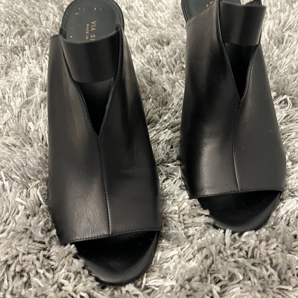 VIA SPIGA MIRA Heeled Leather Sandal - Picture 4 of 7